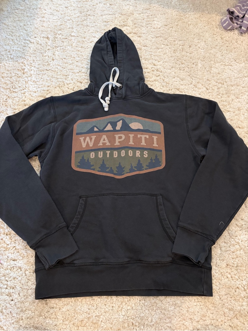 League Black Wapiti Outdoors Pullover Hoodie